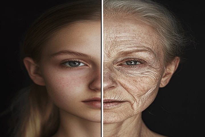 creating realistic wrinkles with old-age makeup