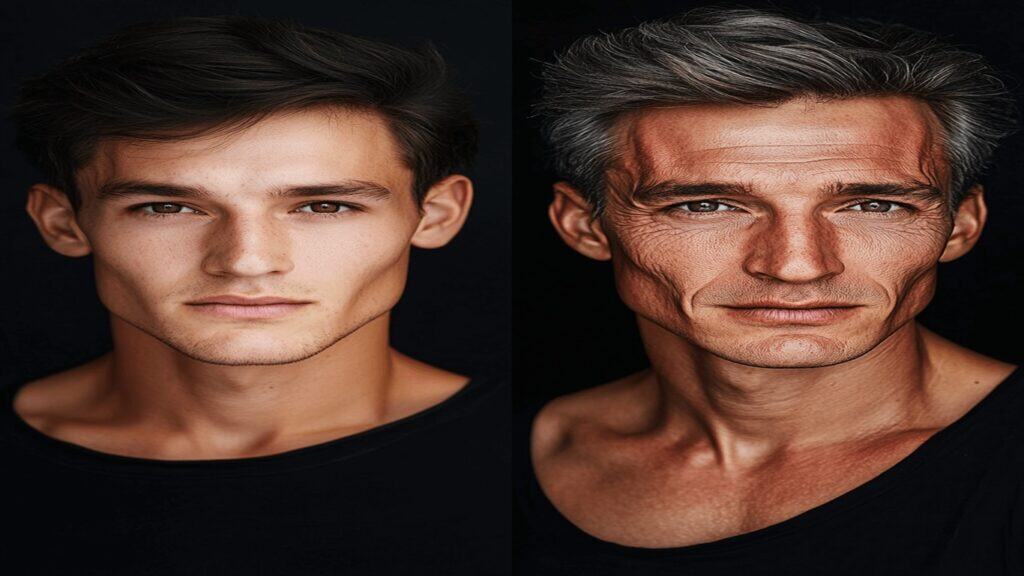 old-age makeup