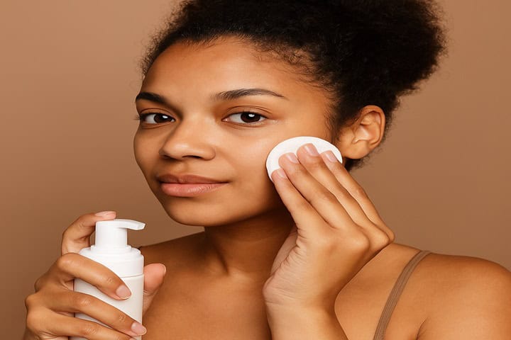 prep skin on how to use setting powder