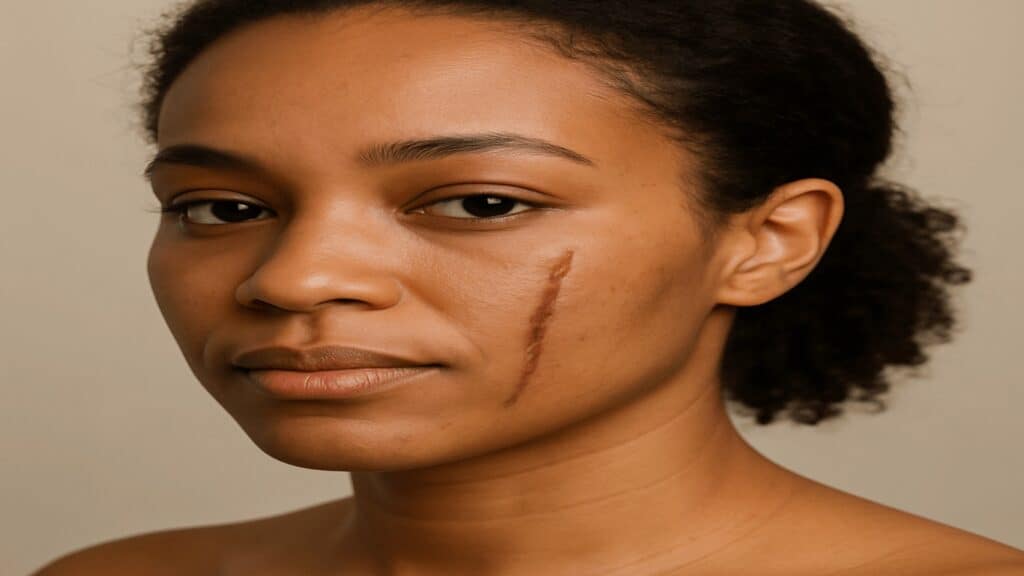 how to cover scars with makeup