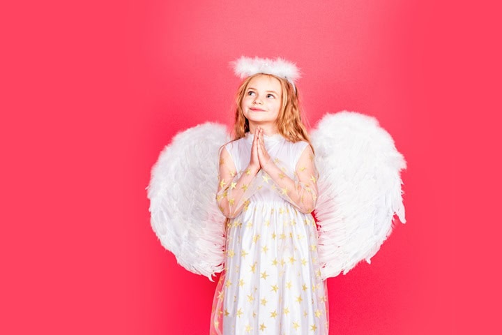 angel makeup for children