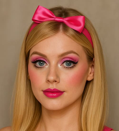 barbie creepy doll makeup