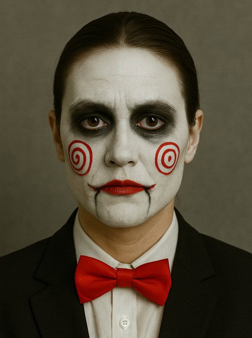 creepy doll makeup billy puppet