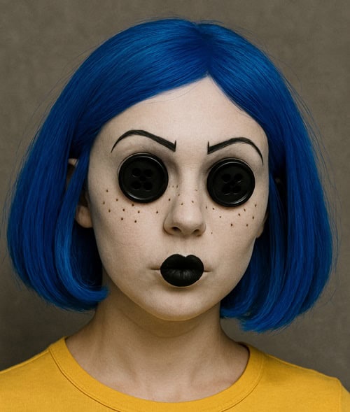 creepy doll makeup