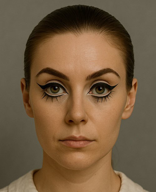 creepy doll makeup eyes