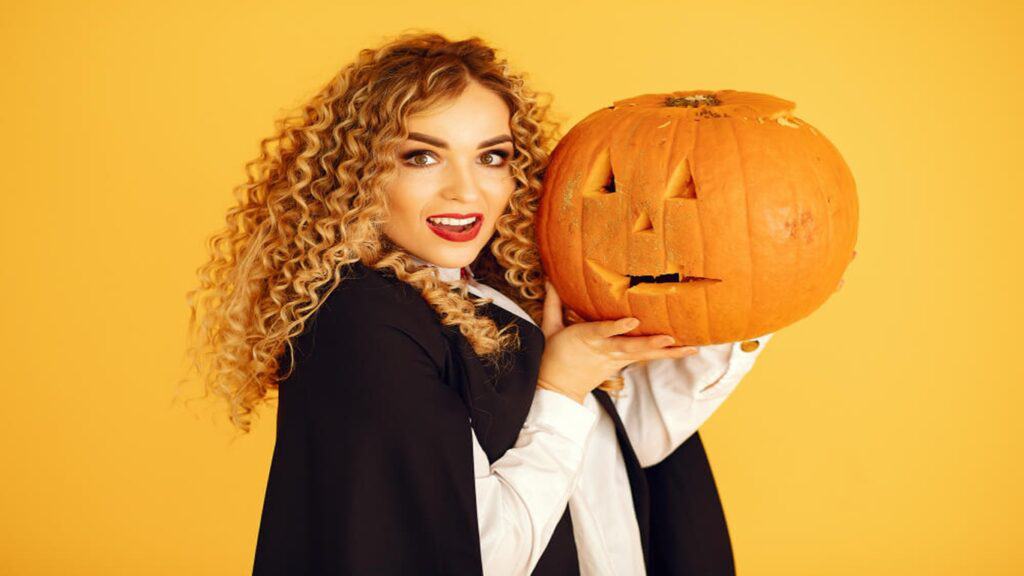easy pumpkin makeup