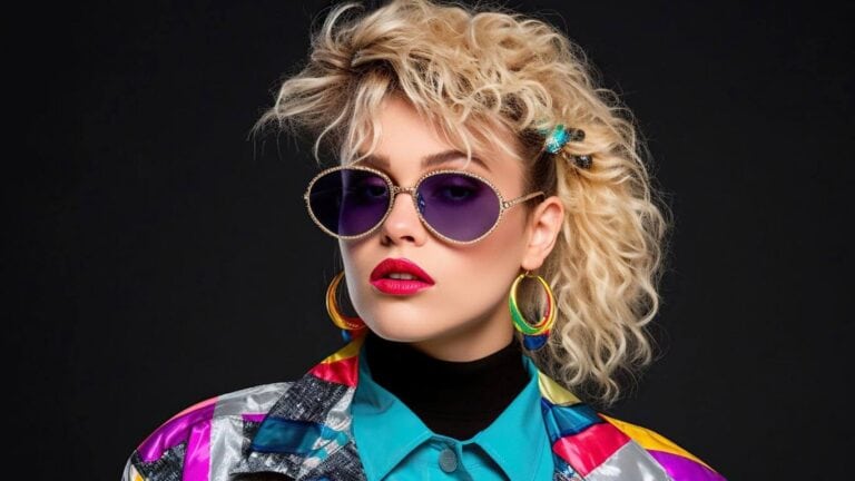 Real 1980s Makeup glam women