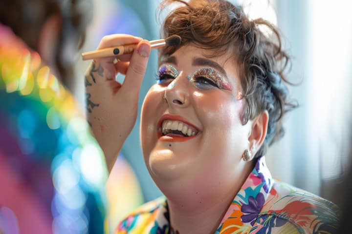 pride makeup beginner ideas