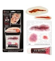 Woochie Peel and Stick 3D FX Halloween Prosthetic Kit - Injury Gore 