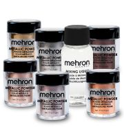 Mehron Metallic Powder with Mixing Liquid 