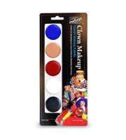 Mehron 5 Colour Clown Palette