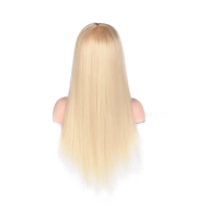 THoM - 100% Human Hair Handtied Lace Front Wig - Blonde