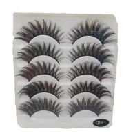 THoM 3D Faux Mink Wispy Fluffy Eyelashes Pro Pack x 5 Pairs  