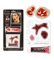 Woochie Peel and Stick 3D FX Halloween Prosthetic Kit - Maggots Undead Zombie