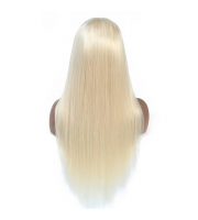 THoM - 100% Human Hair Handtied Lace Front Wig - Blonde