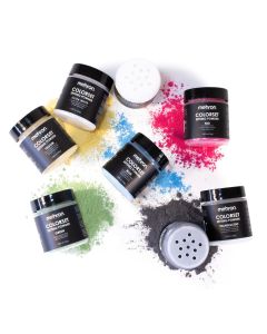 Mehron Colorset Powder - Bold Colours, Ultra White, Translucent and Twilight