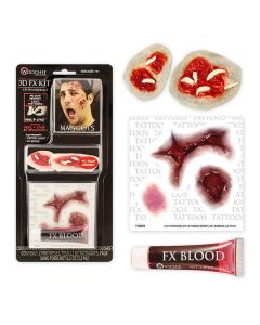 Woochie Peel and Stick 3D FX Halloween Prosthetic Kit - Maggots Undead Zombie